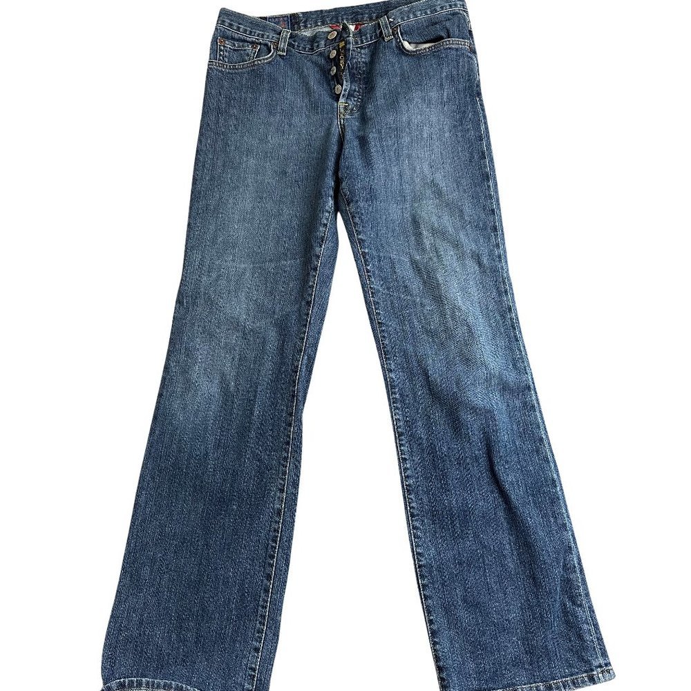 FINAL PRICE Women's Lucky Brand Easy Rider Jeans 12/31 Long Inseam Straight Leg